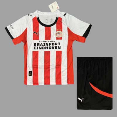 25/26 PSV Eindhoven Home Kids Soccer Jersey Size 16-28