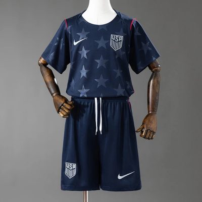 2026 USA Away Kids Soccer Jersey Size 16-28