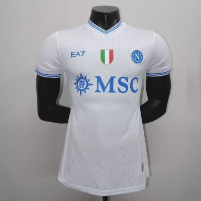 25/26 Napoli Champions Away Player Version Soccer Jersey