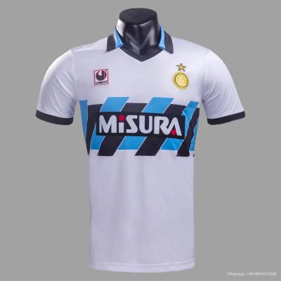 455/90/91 Inter Milan Away Retro Soccer Jersey