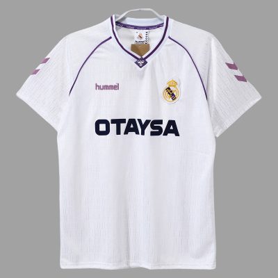 90/92 Real Madrid Home Retro Soccer Jersey