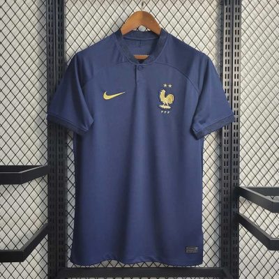 2022 France Home Retro Soccer Jersey