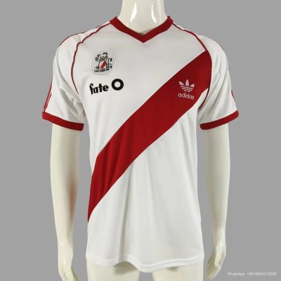 86/87 River Plate Home Retro Soccer Jersey