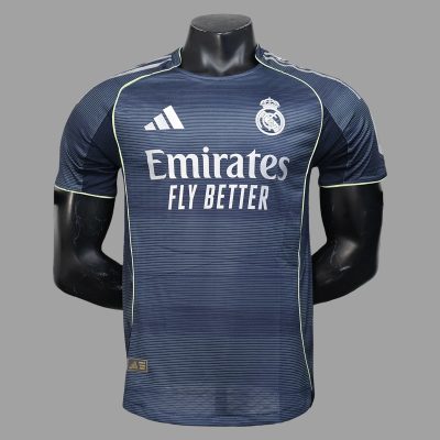 25/26 Real Madrid Away Player Version Soccer Jersey