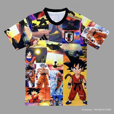 2024 Japan dragon ball son goku soccer jersey Size S-4XL