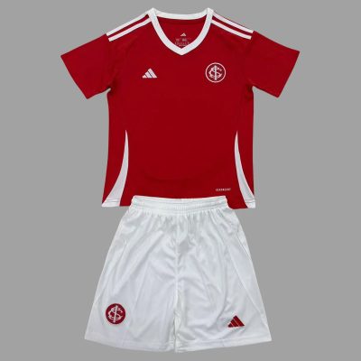 2025 Sport Club Internacional Home Kids Soccer Jersey Size 16-28