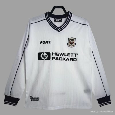 97/99 Tottenham Hotspur Home Long Sleeve Retro Soccer Jersey