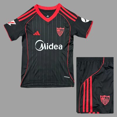 25/26 Sevilla Third Kids Soccer Jersey Size 16-28