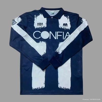 95/96 Monterrey Away Long Sleeve Retro Soccer Jersey