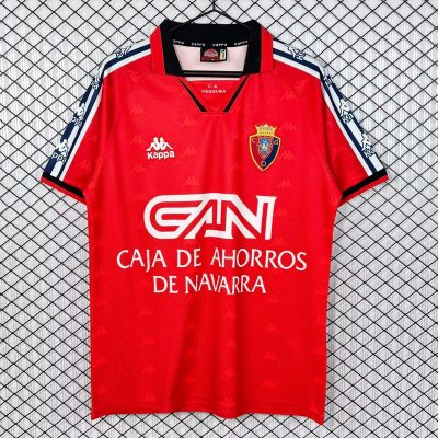 95/96 Osasuna Home Retro Soccer Jersey