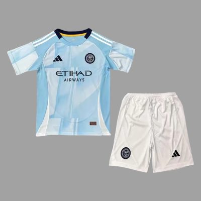 2025 New York City Home Kids Soccer Jersey Size 16-28