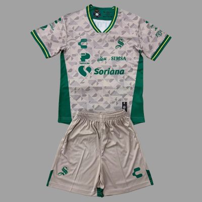 25/26 Santos Laguna Away Kids Soccer Jersey Size 16-28