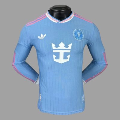 2025 Inter Miami Third Long Sleeve Player Version Soccer Jersey