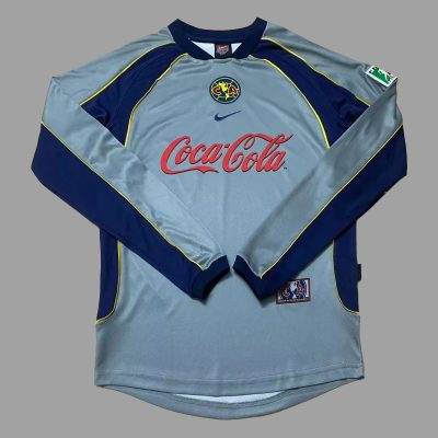 01/02 Club America Third Long Sleeve Retro Soccer Jersey