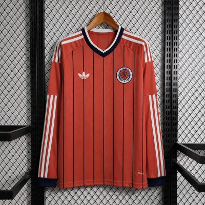 2026 Scotland Away Long Sleeve Soccer Jersey