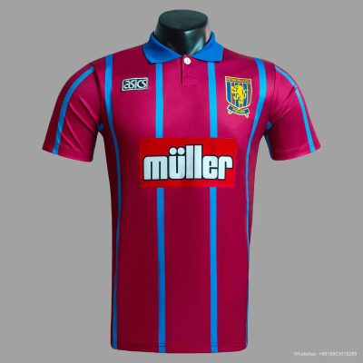 93/95 Aston Villa Home Retro Soccer Jersey