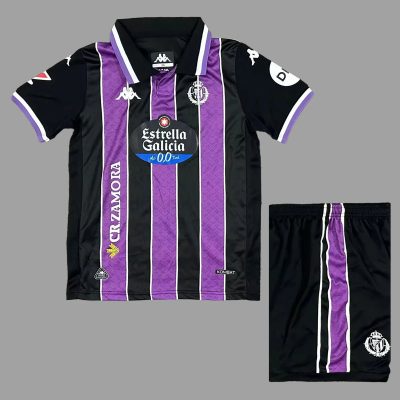 25/26 Valladolid Away Kids Soccer Jersey Size 16-28