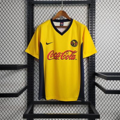 00/01 Club America Home Retro Soccer Jersey