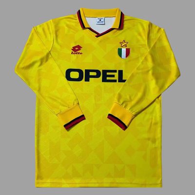 94/95 AC Milan Third Long Sleeve Retro Soccer Jersey