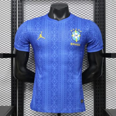2026 Brazil Sepcial Player Version Blue Soccer Jersey