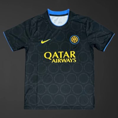 26/27 Inter Milan Black Pre-Match Soccer Jersey