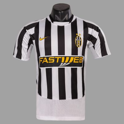 03/04 Juventus Home Retro Soccer Jersey