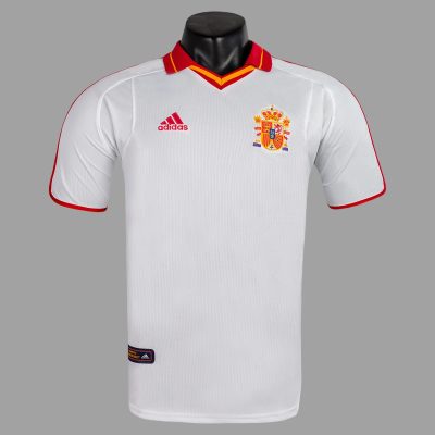 2000 Spain Away Retro Soccer Jersey