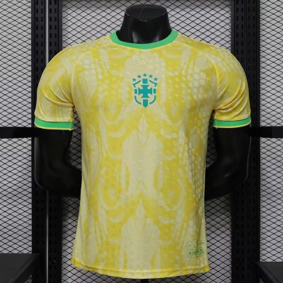 2026 Brazil Heritage Sepcial Player Version Yellow Soccer Jersey
