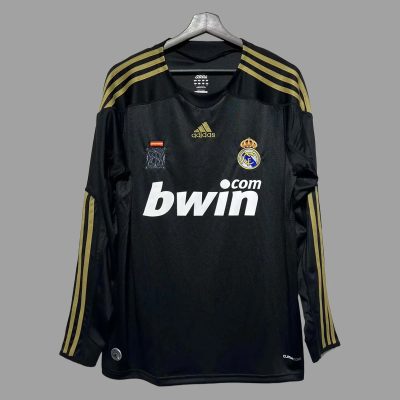 09/10 Real Madrid Third Long Sleeve Retro Soccer Jersey