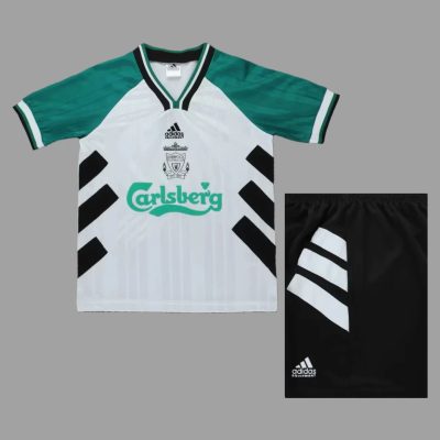93/95 Liverpool Away Kids Retro Soccer Jersey Size 16-28