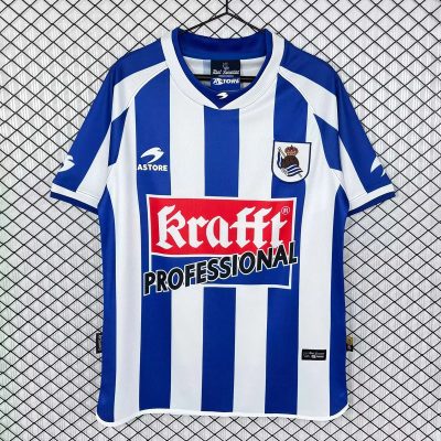 02/03 Real Sociedad Home Retro Soccer Jersey