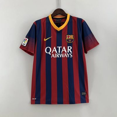 13/14 Barcelona Home Retro Soccer Jersey