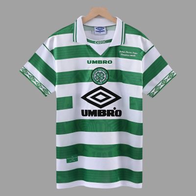 97/99 Celtic Home Retro Soccer Jersey