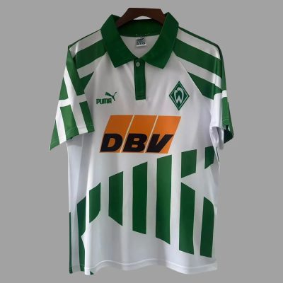 94/95 Werder Bremen Home Retro Soccer Jersey