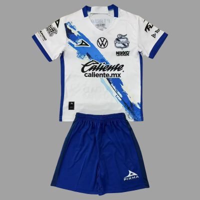 25/26 Puebla Home Kids Soccer Jersey Size 16-28