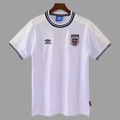 2000 England Home Retro Soccer Jersey