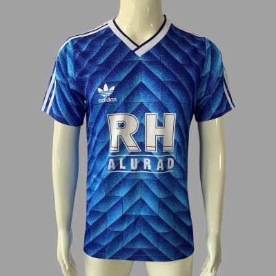 88/89 Schalke 04 Home Retro Soccer Jersey