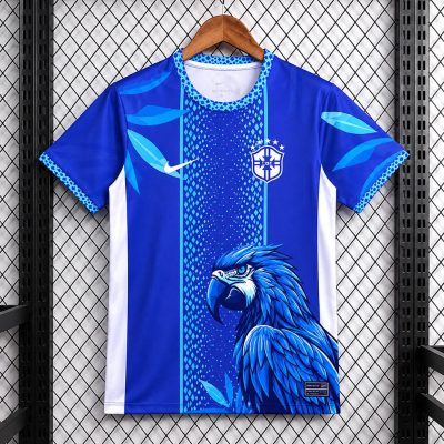 2026 Brazil Parrot Edition Blue Soccer Jersey