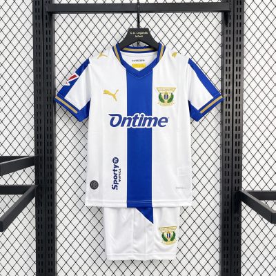 26/27 Leganes Home Kids Soccer Jersey