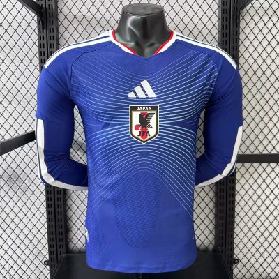 2026 Japan Home Long Sleeve Player Version Soccer Jersey
