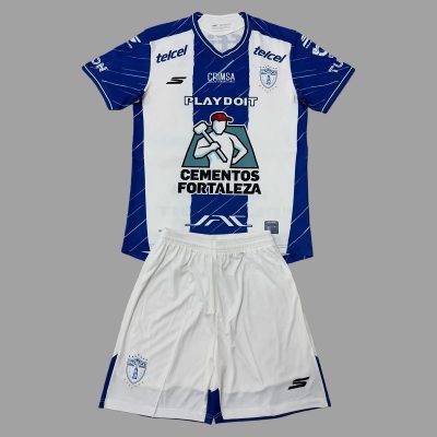 25/26 Pachuca Home Kids Soccer Jersey Size 16-28
