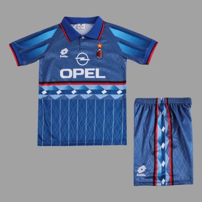 95/96 AC Milan Fourth Kids Retro Soccer Jersey Size 16-28