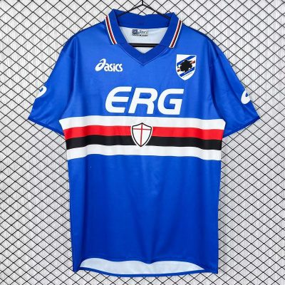 03/04 Sampdoria Home Retro Soccer Jersey