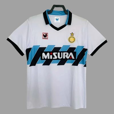 90/91 Inter Milan Away Retro Soccer Jersey