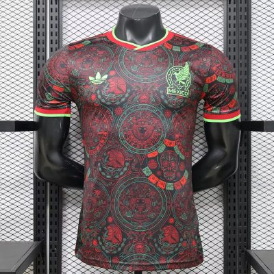 2026 Mexico Sepcial Player Version Wine Red Soccer Jersey