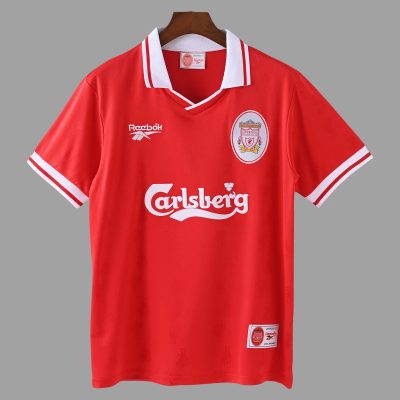 96/97 Liverpool Home Retro Soccer Jersey