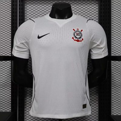 2026 Corinthians Home Player Version Soccer Jersey