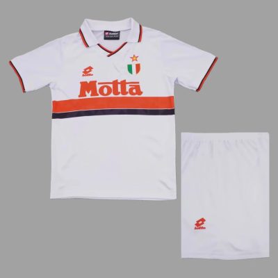 93/94 AC Milan Away Kids Retro Soccer Jersey Size 16-28