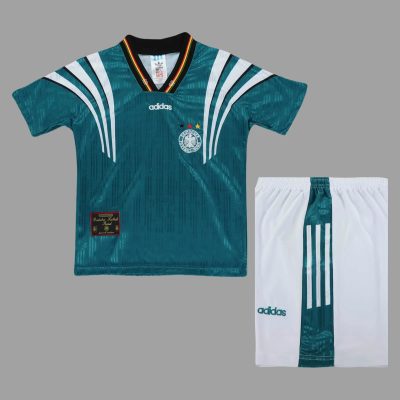 1996 Germany Away Retro Soccer Jersey Size 16-28