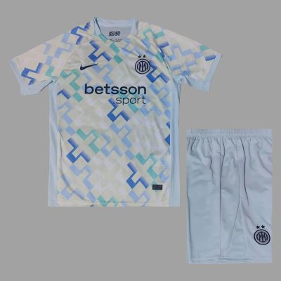 25/26 Inter Milan Away Kids Soccer Jersey Size 16-28
